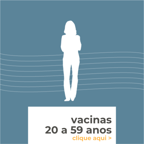 Calendário de vacinas de 20 a 59 anos